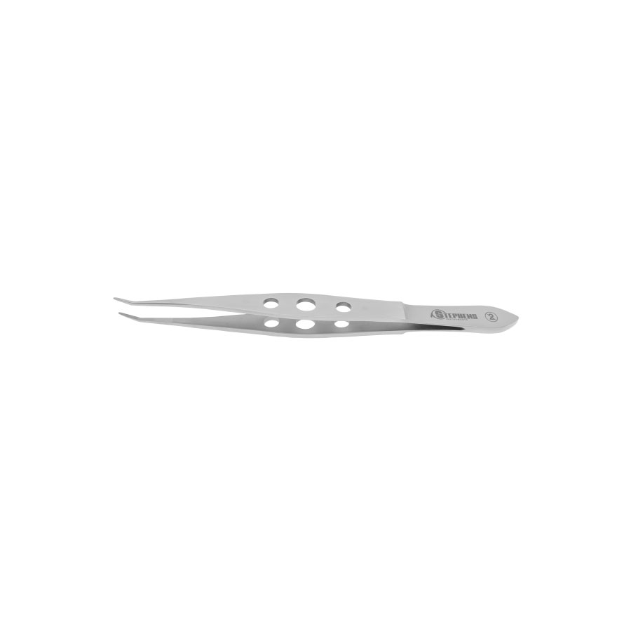 Kelman-Mcpherson Tying Forceps, Angled, Smooth Jaws, Single Use, 10/Bx