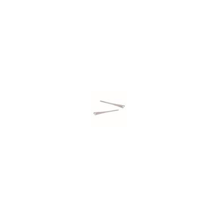 Clear Flared Plastic Temple Tip (pack of 8 pairs)