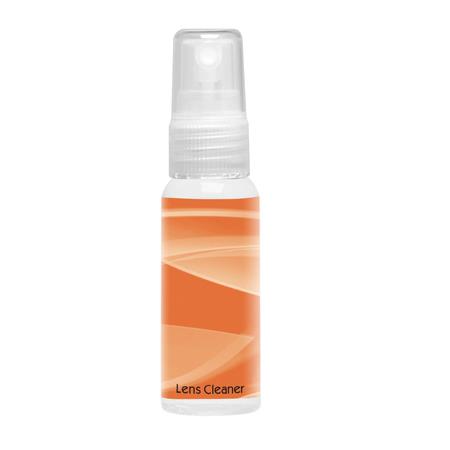 NON-IMPRINTED&nbsp;Orange Wave Lens Cleaner - 1 oz. (Case of 100)