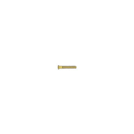 1.4 x 10.6 x 2.2 Gold Rimless Hex Trim Screw (pack of 50)