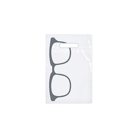 NON-IMPRINTED Vertical-Glasses Plastic Bags (100/box)
