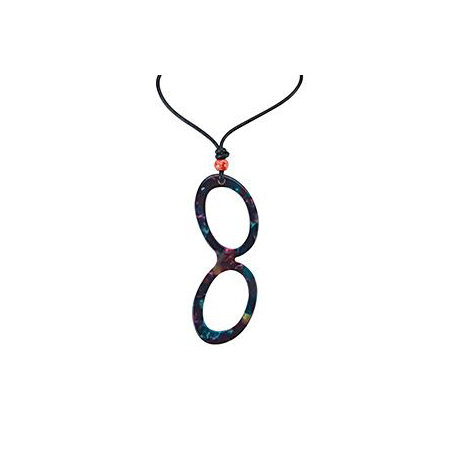 Necklace - Blue Multi - Round