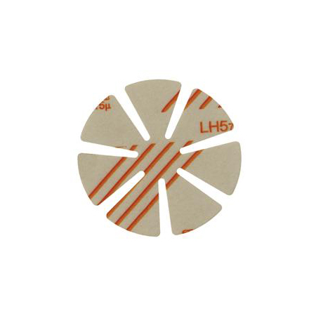 1-Step Fining Pads for CR-39, Mid-Index and High-Index - Durafilm 15 Micron Orange Stripe