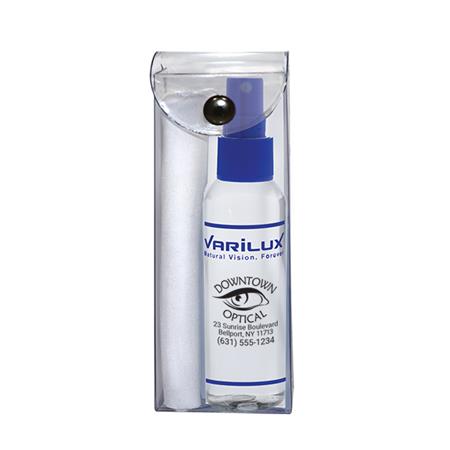 IMPRINTED Varilux® Lens Cleaner & Cloth Kit (Case of 100 / Minimum order - 2 cases)