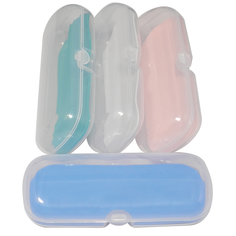 Icicles Med Plastic Clamshell Clear W Colored Liners