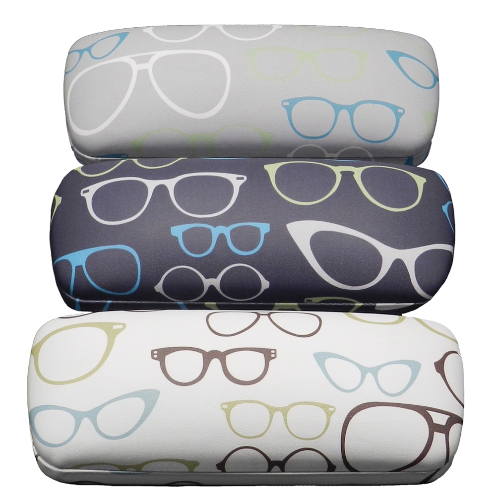 Glasses Pattern Med Clamshell Asst Colors
