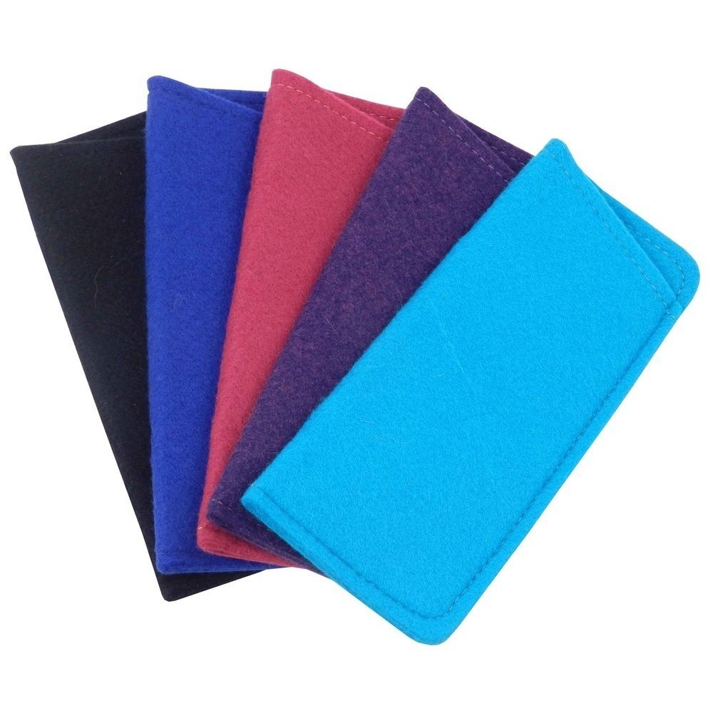 Gem Unisex Med Slip-In Felt Blk,Blue, Purple, Aqua, Fuchsia