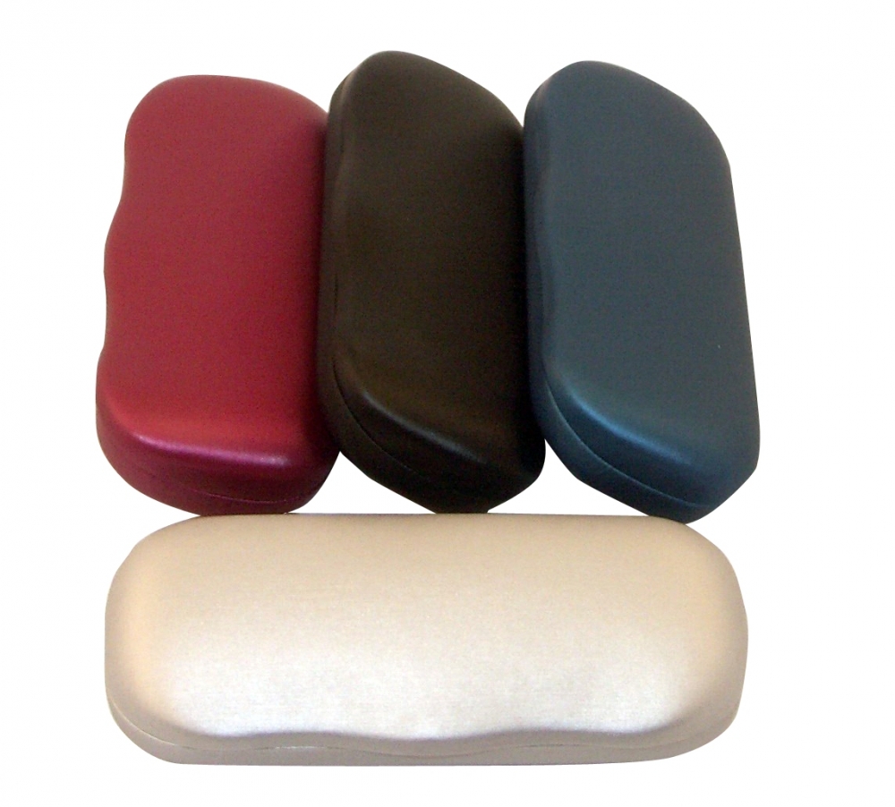 Brushed Metallic Med Clam Slvr, Blue, Blk, Burg