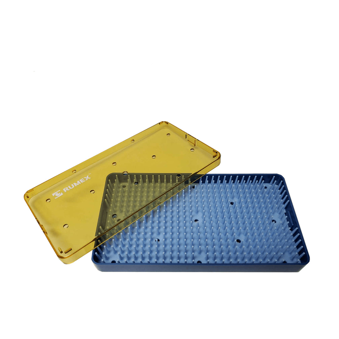 18-302 Plastic Sterilizing Tray with Silicone Finger Mat