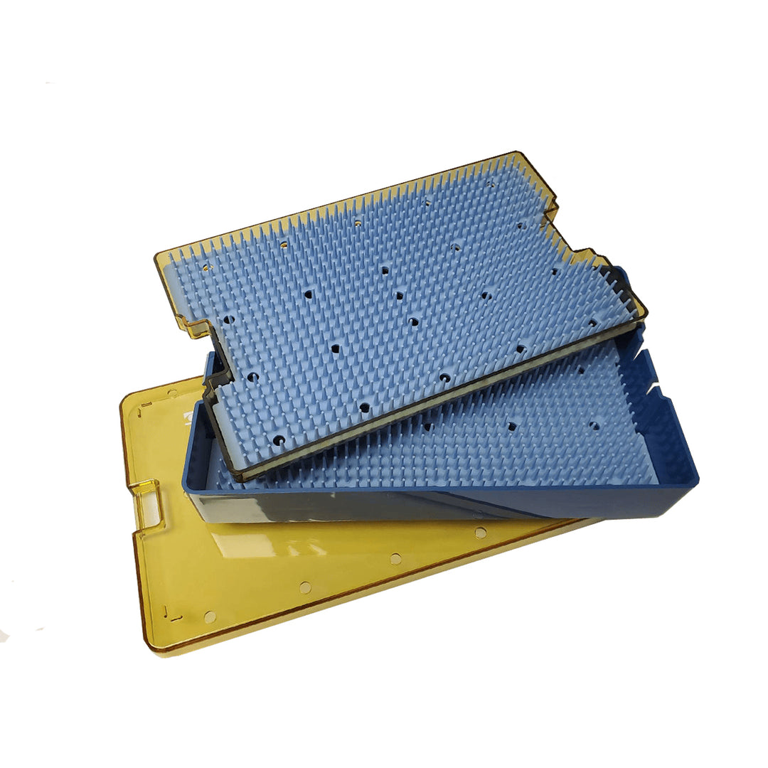 18-305 Plastic Sterilizing Tray with Silicone Finger Mat
